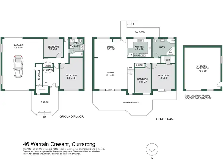 Floorplan of Homely house listing, 46 Warrain Crescent, Currarong NSW 2540