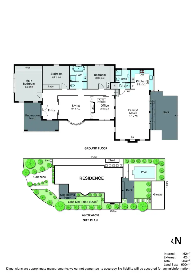 Floorplan of Homely house listing, 2 Whyte Grove, Mont Albert VIC 3127