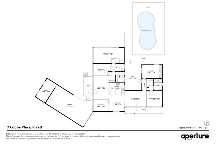 Floorplan of Homely house listing, 7 Cooba Place, Rivett ACT 2611