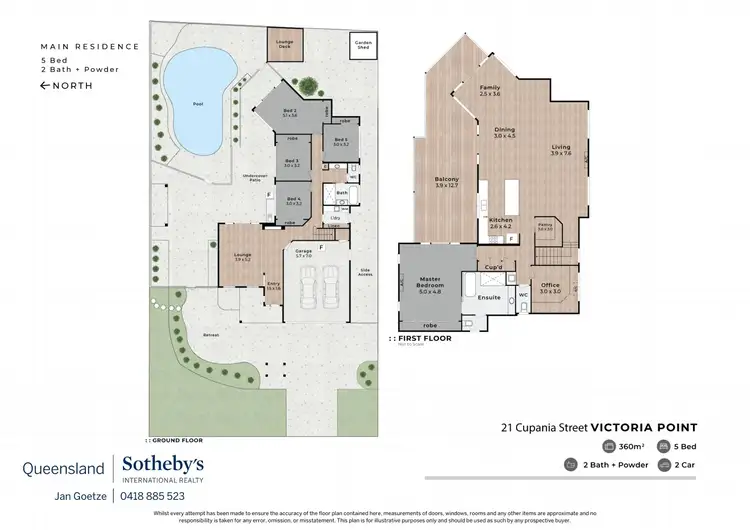 Floorplan of Homely house listing, 21 Cupania Street, Victoria Point QLD 4165