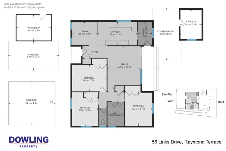Floorplan of Homely house listing, 56 Links Drive, Raymond Terrace NSW 2324