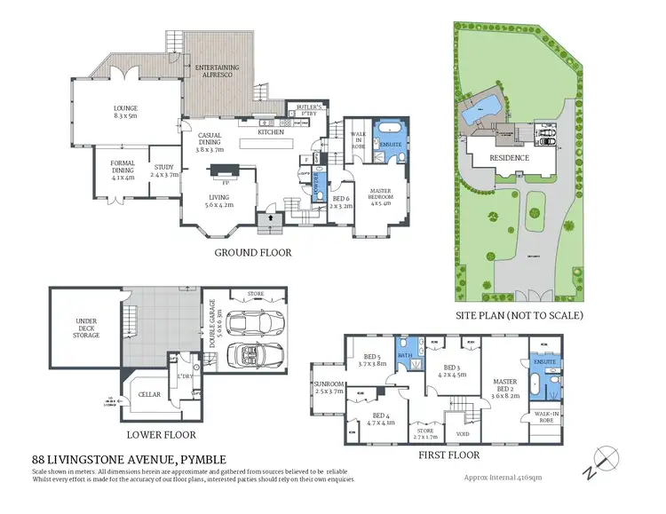 Floorplan of Homely house listing, 88 Livingstone Avenue, Pymble NSW 2073
