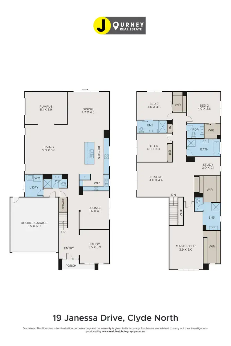Floorplan of Homely house listing, 19 Janessa Drive, Clyde North VIC 3978
