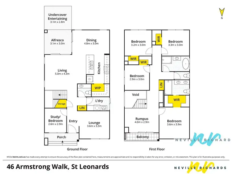 Floorplan of Homely house listing, 46 Armstrong Walk, St Leonards VIC 3223