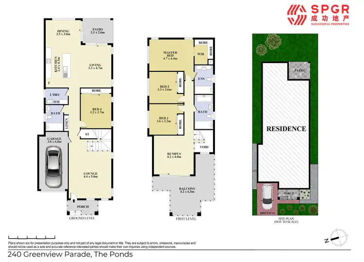 Floorplan of Homely house listing, 240 Greenview Parade, The Ponds NSW 2769