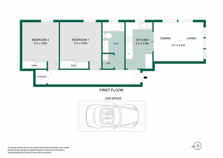 Floorplan of Homely apartment listing, 6/158 Clovelly Road, Randwick NSW 2031