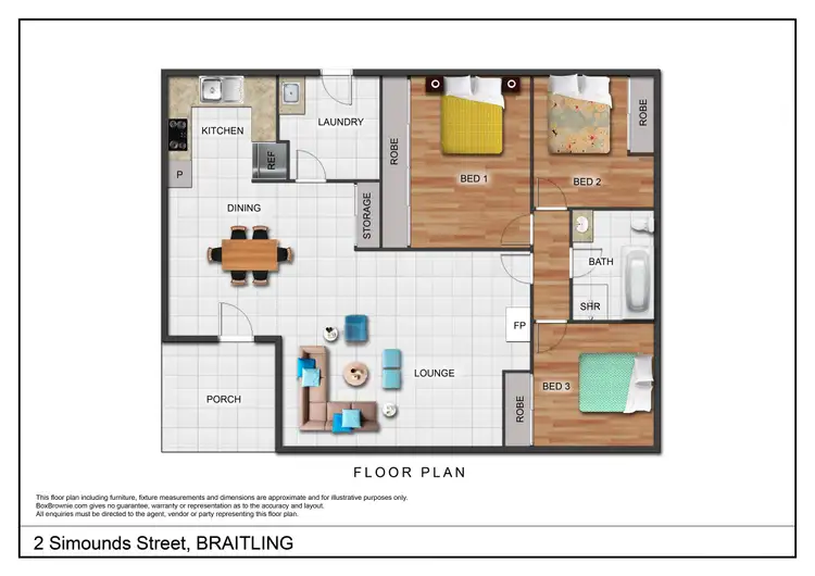 Floorplan of Homely house listing, 2 Simounds Street, Braitling NT 870