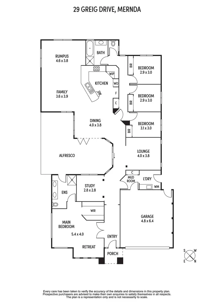 Floorplan of Homely house listing, 29 Greig Drive, Mernda VIC 3754