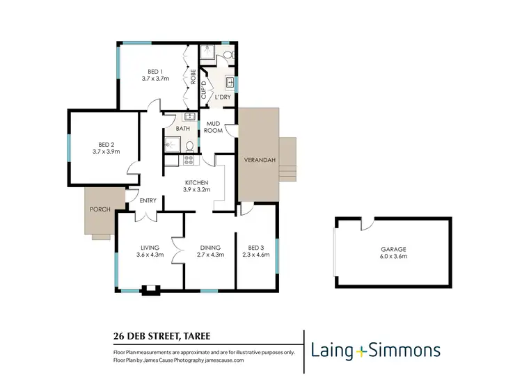 Floorplan of Homely house listing, 26 Deb Street, Taree NSW 2430