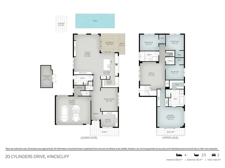 Floorplan of Homely house listing, 20 Cylinders Drive, Kingscliff NSW 2487