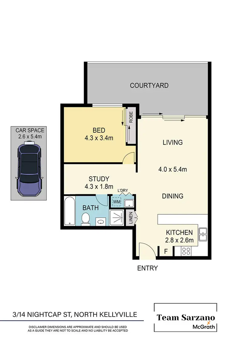 Floorplan of Homely apartment listing, 3/14 Nightcap Street, North Kellyville NSW 2155