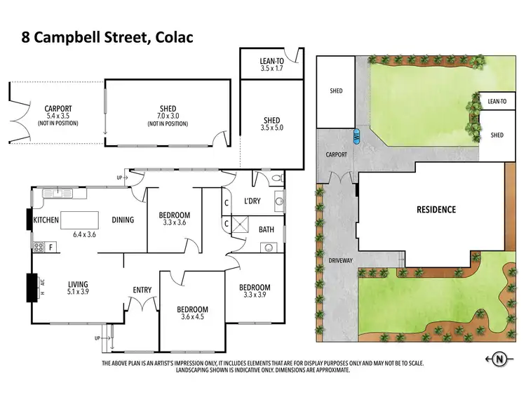 Floorplan of Homely house listing, 8 Campbell Street, Colac VIC 3250