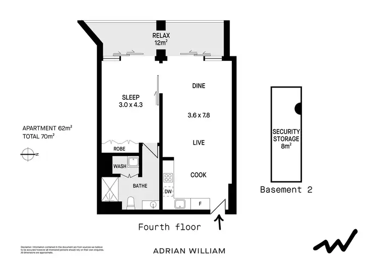 Floorplan of Homely apartment listing, 410/8 Cooper Street, Surry Hills NSW 2010