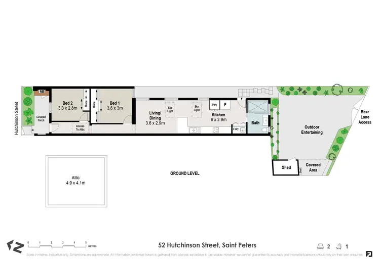 Floorplan of Homely house listing, 52 Hutchinson Street, St Peters NSW 2044