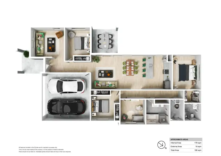 Floorplan of Homely house listing, 2 Bulbul Crescent, Fletcher NSW 2287