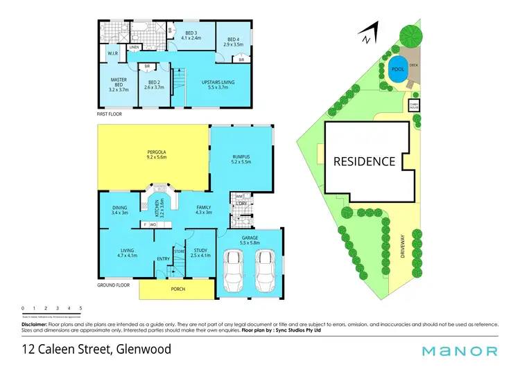 Floorplan of Homely house listing, 12 Caleen Street, Glenwood NSW 2768