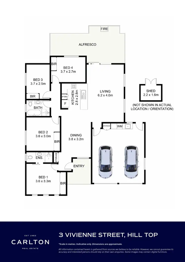 Floorplan of Homely house listing, 3 Vivienne Street, Hill Top NSW 2575