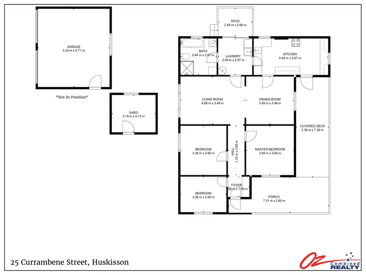 Floorplan of Homely house listing, 25 Currambene Street, Huskisson NSW 2540