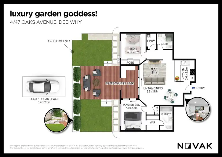 Floorplan of Homely apartment listing, 4/47 Oaks Avenue, Dee Why NSW 2099
