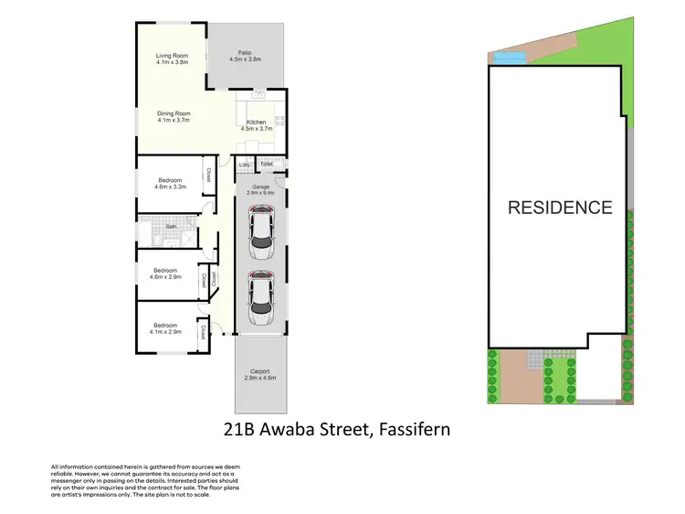 Floorplan of Homely house listing, 21b Awaba Street, Fassifern NSW 2283