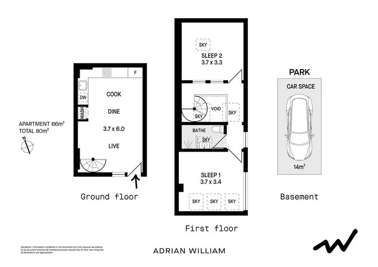 Floorplan of Homely apartment listing, 49/43-57 Mallett Street, Camperdown NSW 2050