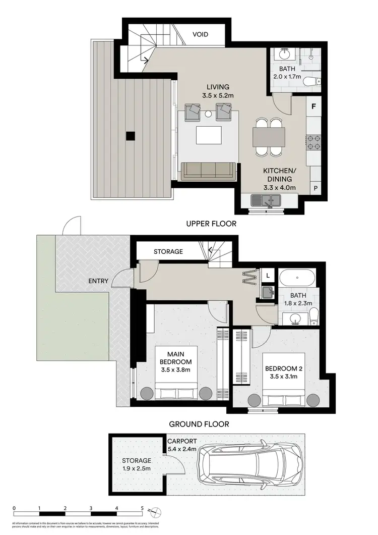 Floorplan of Homely apartment listing, 2/5-7 Richards Avenue, Peakhurst NSW 2210