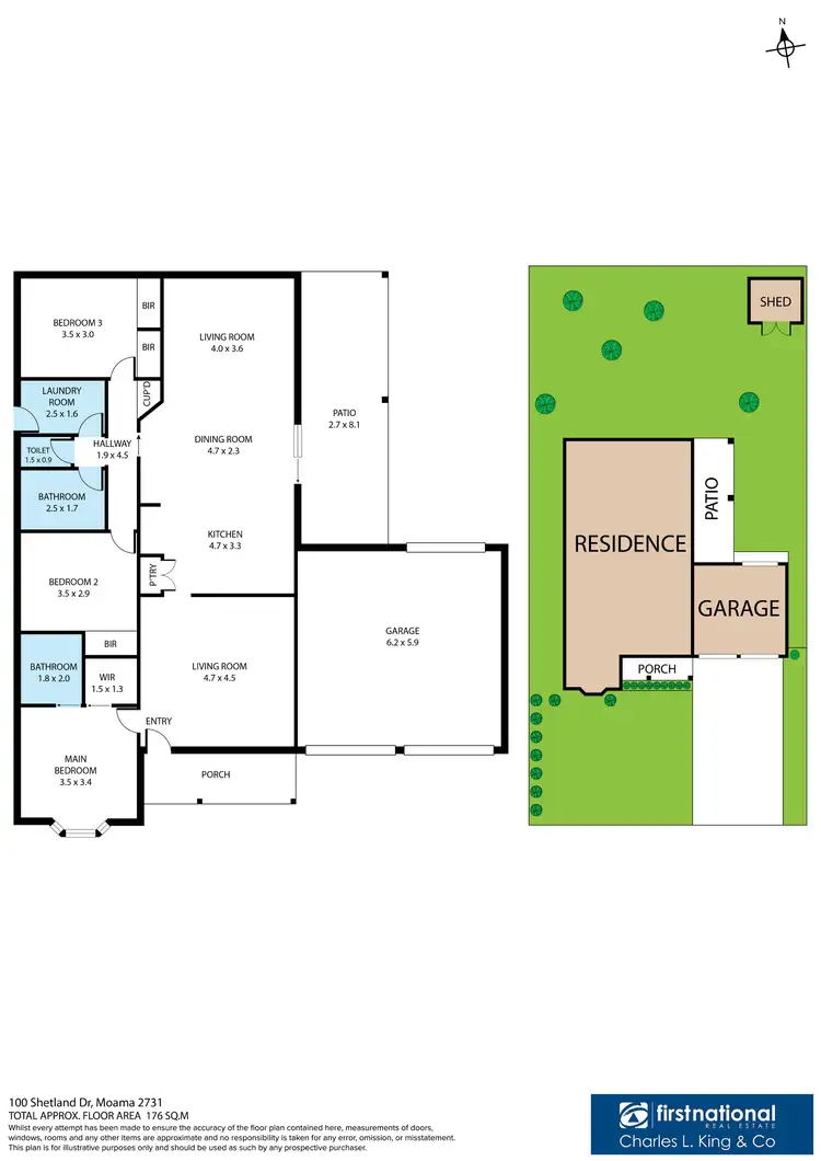 Floorplan of Homely house listing, 100 Shetland Drive, Moama NSW 2731