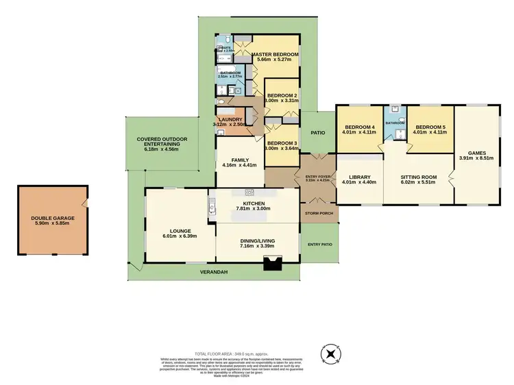 Floorplan of Homely house listing, 114 North Curramore Road, Jamberoo NSW 2533