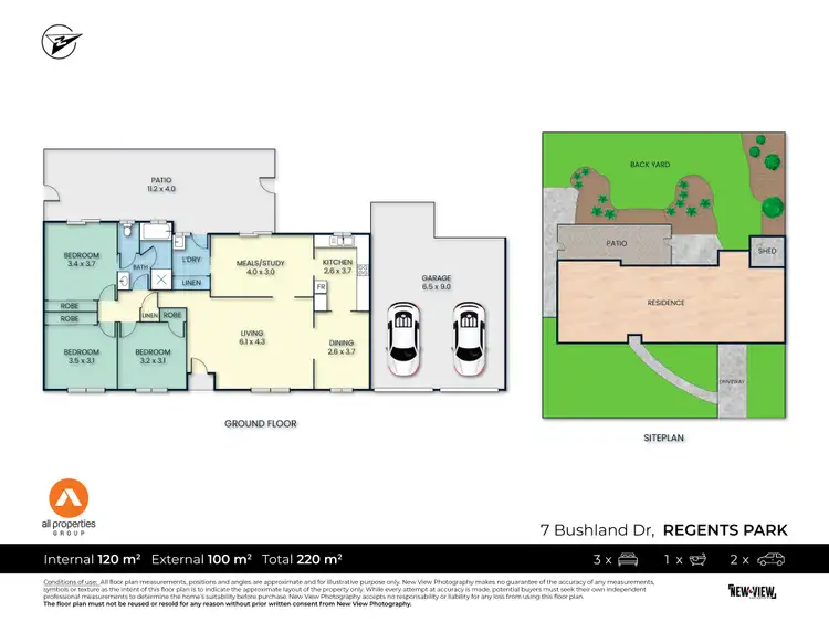Floorplan of Homely house listing, 7 Bushland Drive, Regents Park QLD 4118