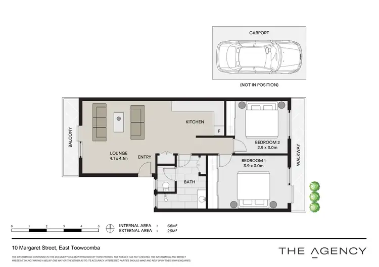 Floorplan of Homely unit listing, 10/33 Margaret Street, East Toowoomba QLD 4350