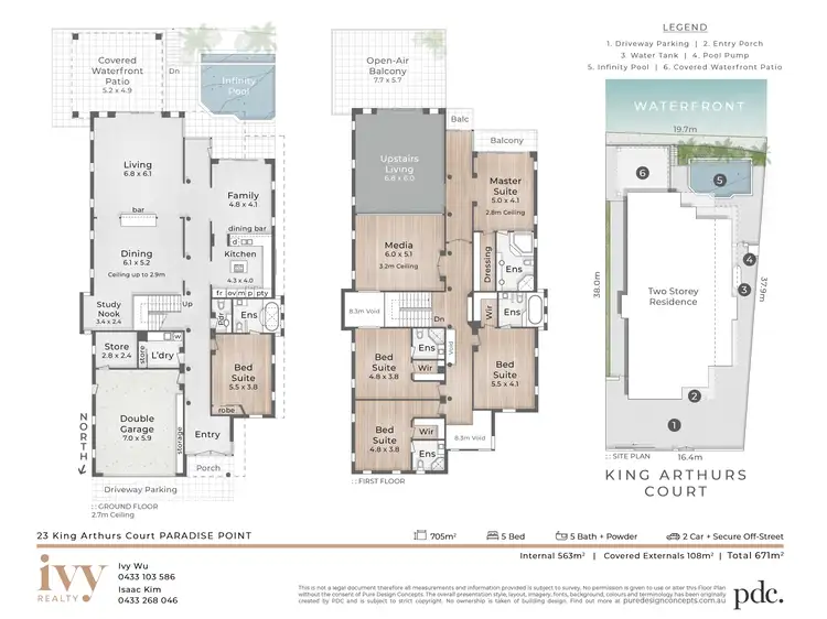 Floorplan of Homely house listing, 23 King Arthurs Court, Sovereign Islands QLD 4216