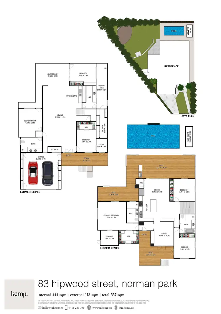 Floorplan of Homely house listing, 83 Hipwood Street, Norman Park QLD 4170