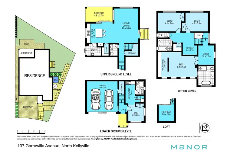 Floorplan of Homely house listing, 137 Garrawilla Avenue, North Kellyville NSW 2155