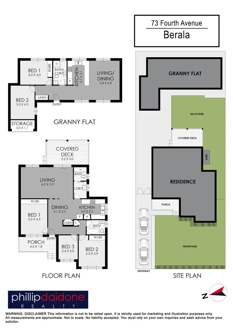 Floorplan of Homely house listing, 73 Fourth Avenue, Berala NSW 2141