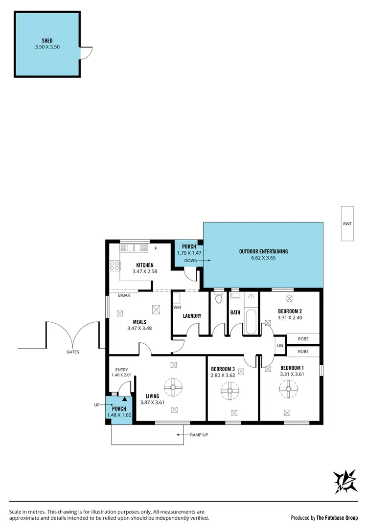 Floorplan of Homely house listing, 40 Ellis Avenue, Morphett Vale SA 5162