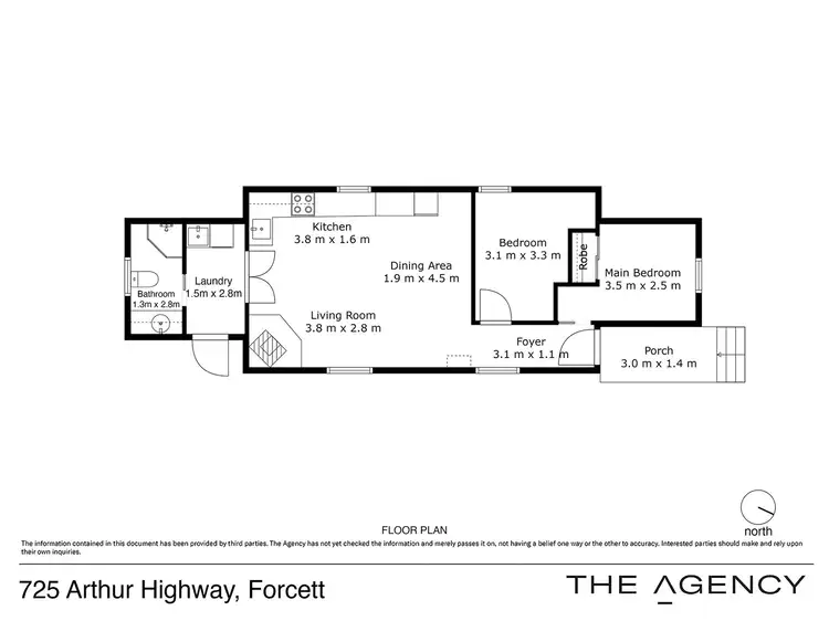 Floorplan of Homely house listing, 725 Arthur Highway, Forcett TAS 7173