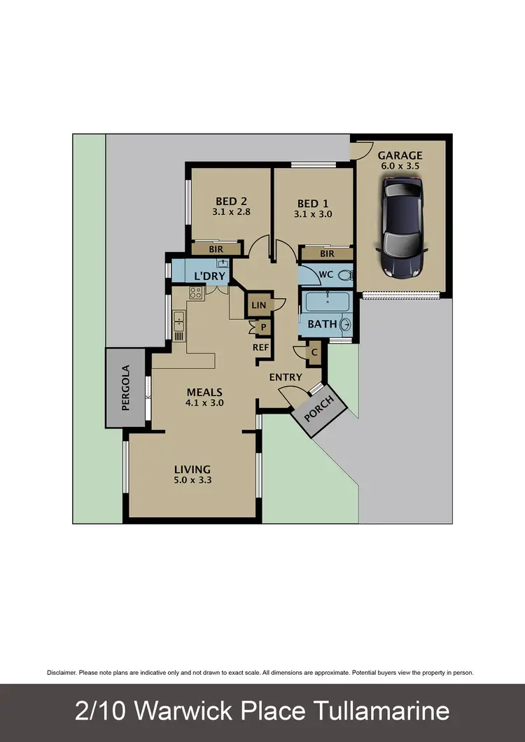 Floorplan of Homely unit listing, 10a Warwick Place, Tullamarine VIC 3043