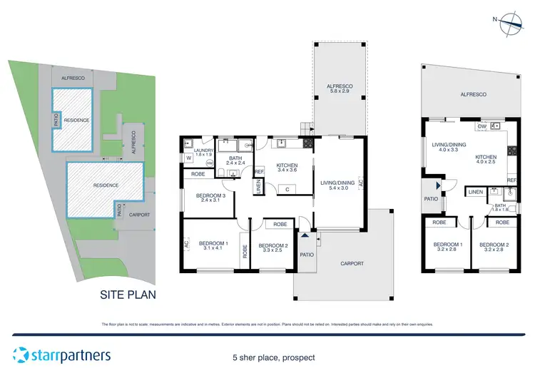 Floorplan of Homely house listing, 5 & 5a Sher Place, Prospect NSW 2148