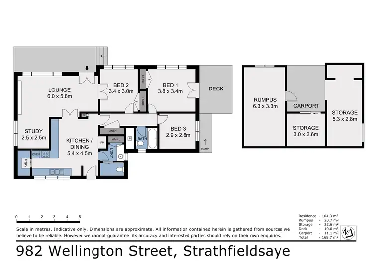 Floorplan of Homely house listing, 982 Wellington Street, Strathfieldsaye VIC 3551