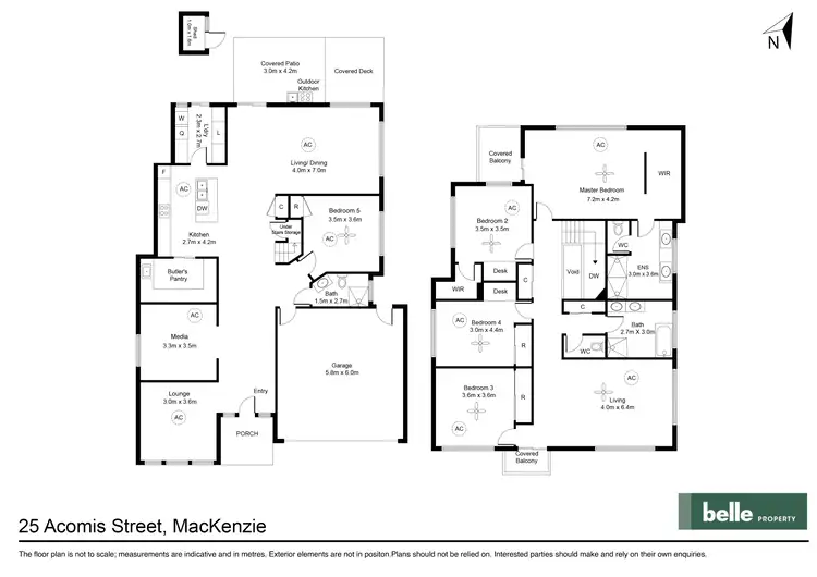 Floorplan of Homely house listing, 25 Acomis Street, Mackenzie QLD 4156
