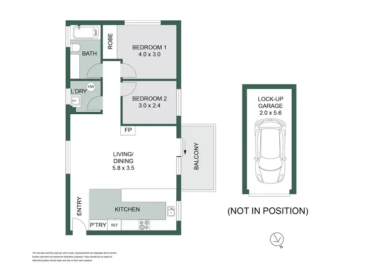 Floorplan of Homely unit listing, 14/10-12 Robertson Street, Narrabeen NSW 2101