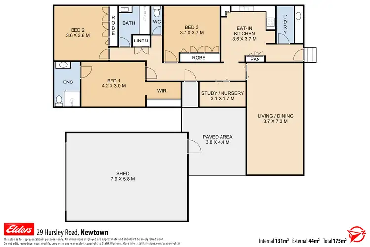 Floorplan of Homely house listing, 29 Hursley Road, Newtown QLD 4350