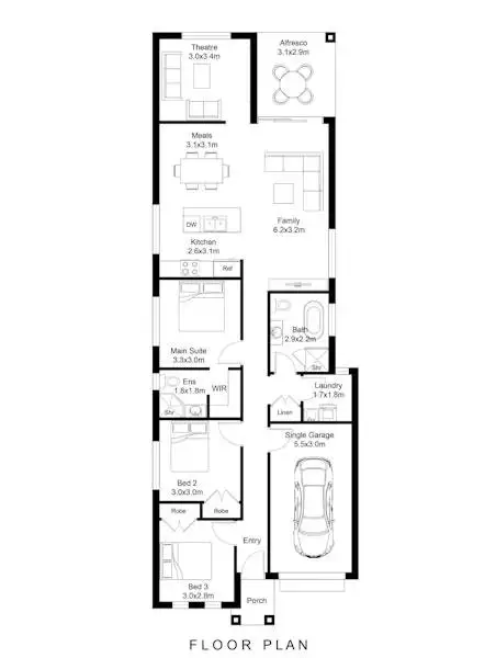Floorplan of Homely house listing, Address available on request