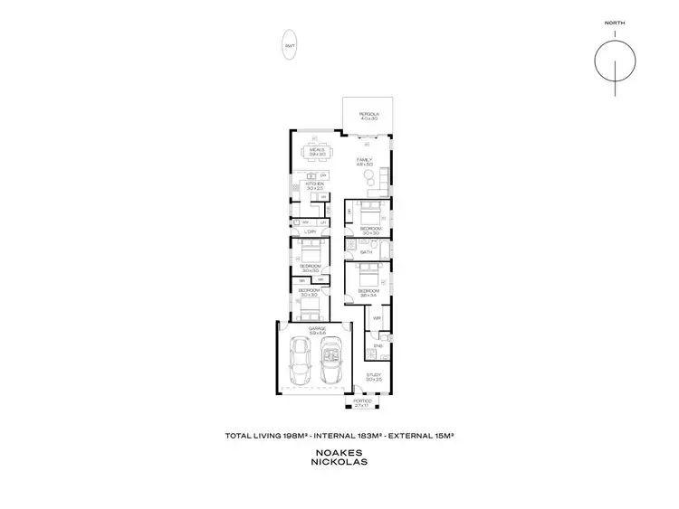 Floorplan of Homely house listing, 26 Whiting Road, St Agnes SA 5097