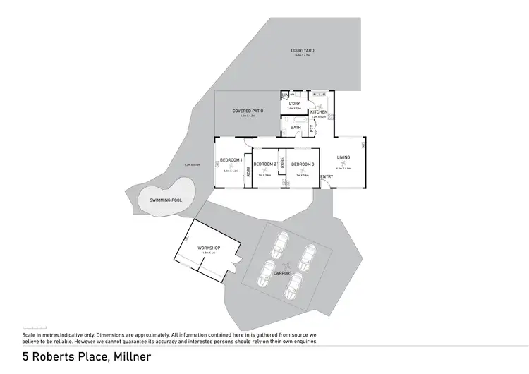 Floorplan of Homely house listing, 5 Roberts Place, Millner NT 810