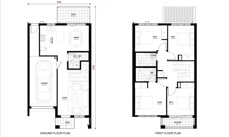 Floorplan of Homely townhouse listing, Address available on request