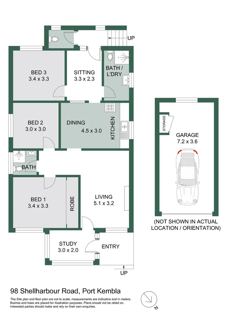 Floorplan of Homely house listing, 98 Shellharbour Road, Port Kembla NSW 2505