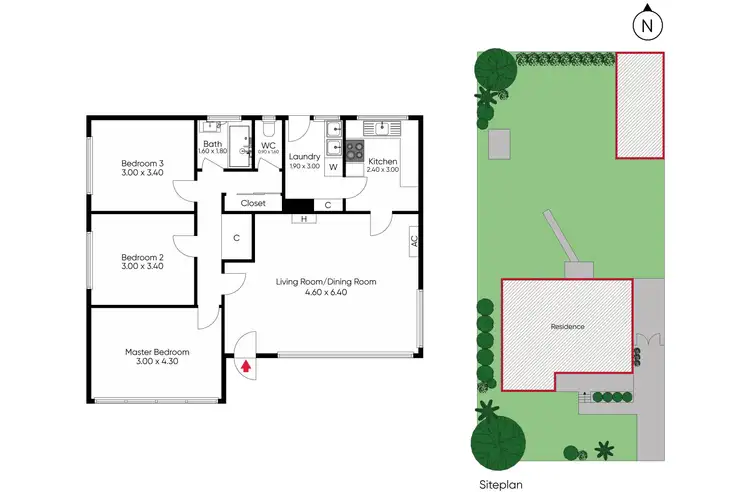Floorplan of Homely house listing, 17 Coolgardie Street, Frankston North VIC 3200