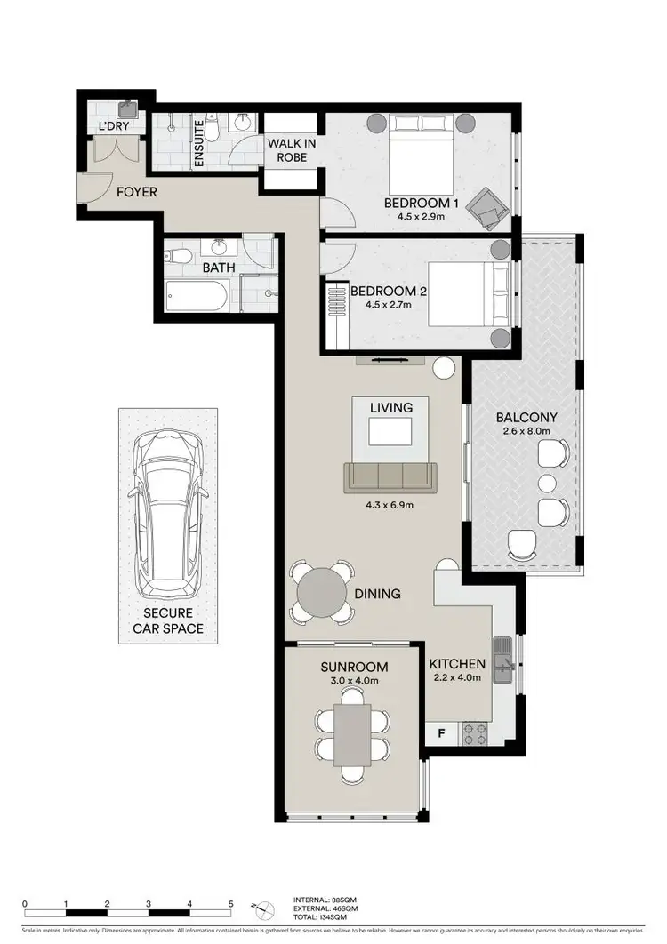 Floorplan of Homely apartment listing, 5/9-13 Beresford Road, Strathfield NSW 2135