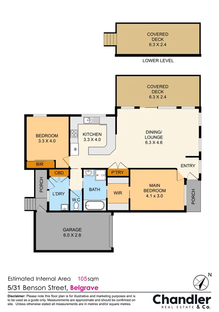 Floorplan of Homely unit listing, 5/31 Benson Street, Belgrave VIC 3160